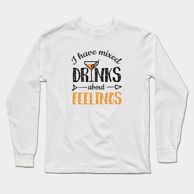 Alcohol Cocktail Longdrink Long Sleeve T-Shirt by Tobias Store